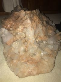Crystal Quartz Rock mined in Hot Springs, Arkansas 