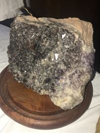 Crystal Quartz Rock mined in Hot Springs, Arkansas 