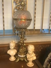Victorian themed table lamp 