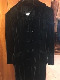Vintage velvet coat