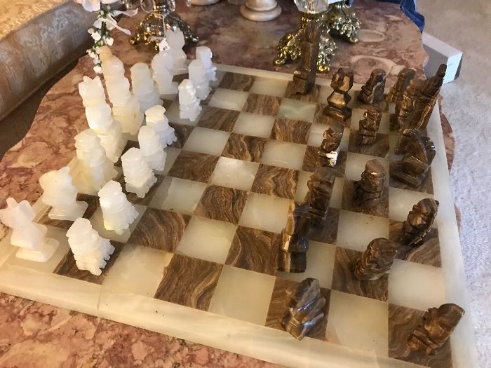 Marble chess set 