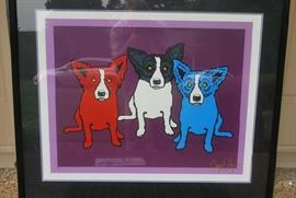 Blue Dog by Rodrique