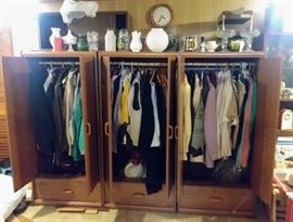 Assorted clothing ...Blazers shirts and more