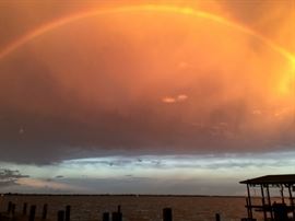 Working late Thursday night trying to finish setting up the sale and was rewarded by the amazing sight in the back yard! If nothing else, stop by on Saturday for the gorgeous view and maybe leave with a few treasures!