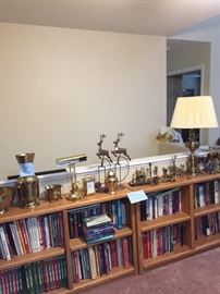 Collectible Brass Lamps, Brass clocks, Brass Pots