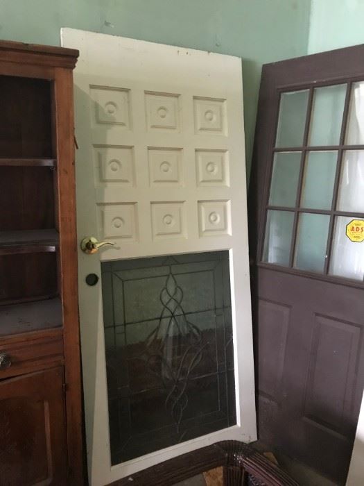#6	white door w cut glass 36x2x80.5	 $175.00 	
#7	brown door w window 31.5x79.5	 $100.00 	