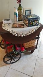 Antique tea cart