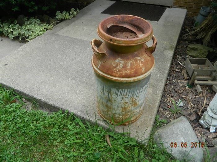 antique milk jug
