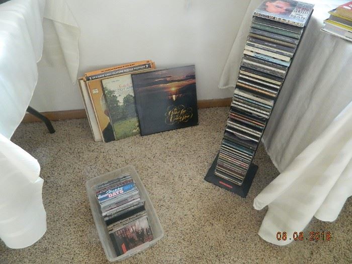cd's, LPs