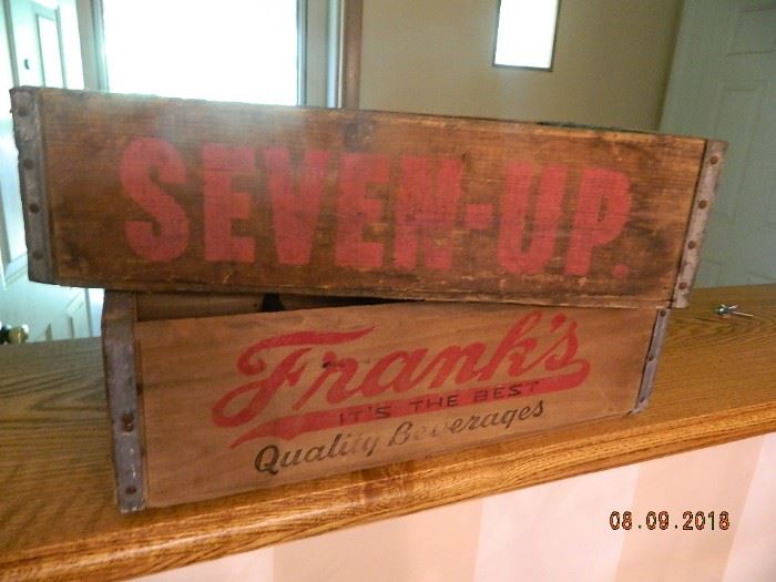 vintage wood crates