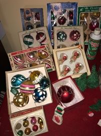 Vintage Christmas ornaments