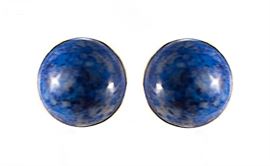 Lapis Set in 14K Earrings