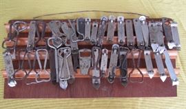 Bottle and can opener collection.