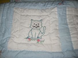Children's embroidered quilt (new).