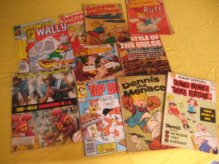 Vintage Comic books. 