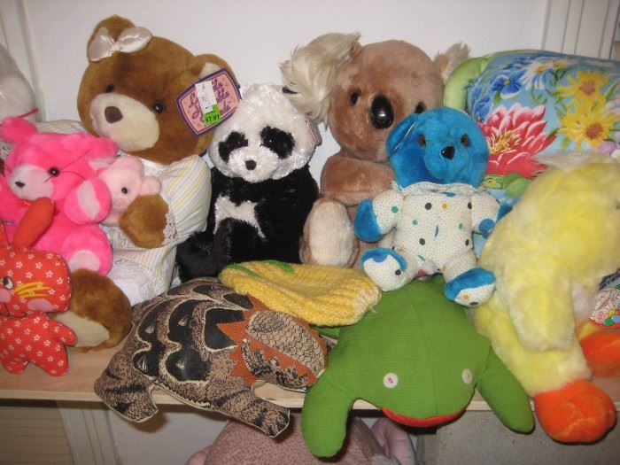 New stuffed bears and others. 