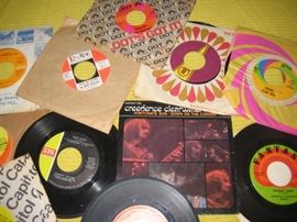 .45 records in excellent condition.