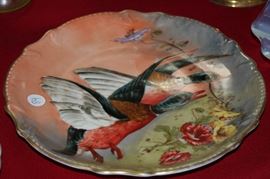 hand painted Limoges duck plate