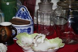 candy jars, blue onion salt box and more