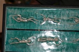 detail of macabre art by M. Swaine