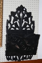 carved walnut sheet music holder