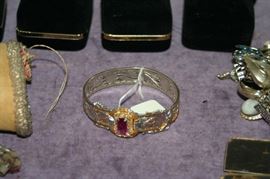 lots of sterling and costume jewelry