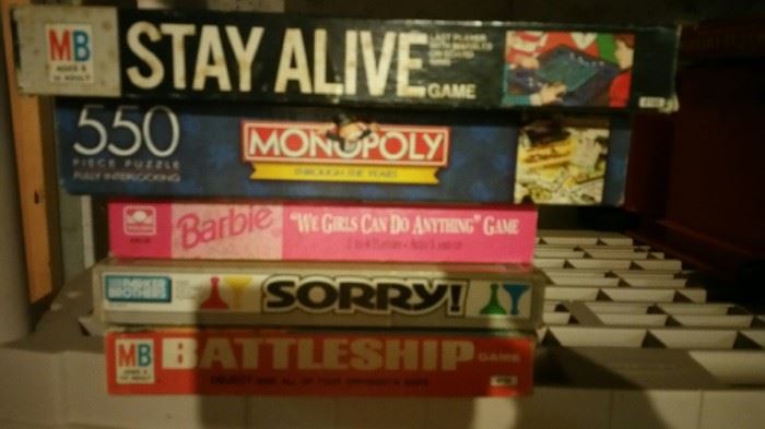 stack of games