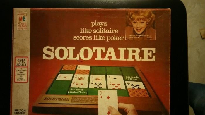 Lucille Ball 1973 Solotaire Board Game