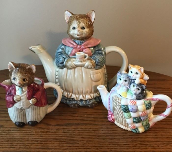 cat tea set