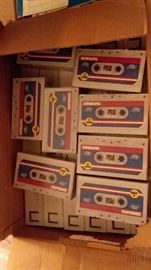 Old Stock 1980s cassette boxes