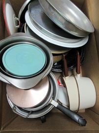 Pots , pans, Cookware, enamel ware