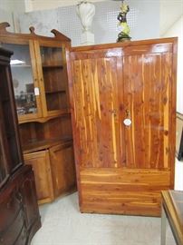 Cedar armoire 