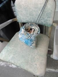 Industrial furniture ,clothes pins, chairs