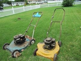 Vintage lawnmowers 