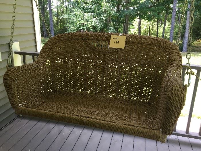  Wicker Porch Swing        http://www.ctonlineauctions.com/detail.asp?id=750006