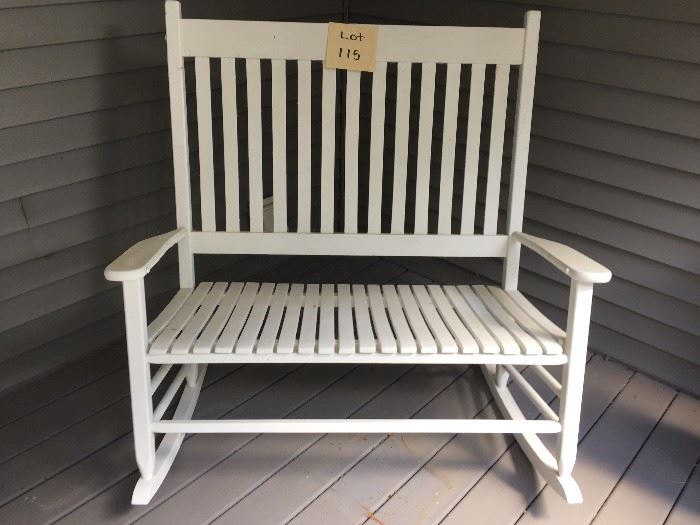  Double Porch Rocking Bench                http://www.ctonlineauctions.com/detail.asp?id=749999