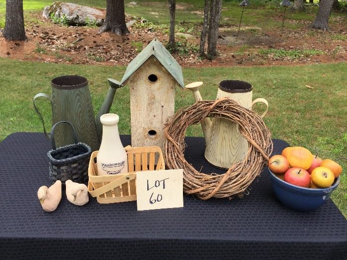 Bird House, 2 Metal Pitchers, and More      http://www.ctonlineauctions.com/detail.asp?id=749732