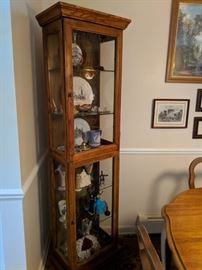 $60  Petite curio cabinet
