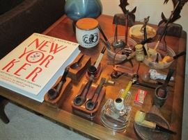 Vintage pipe collection