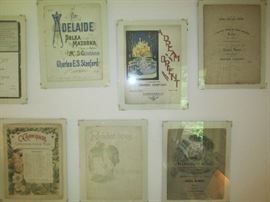 Vintage and antique sheet music