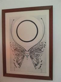 Linear print by Sher Waldrop