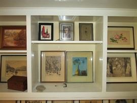 Dozens of prints and originals