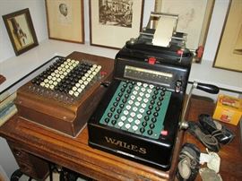Antique Wales adding machine