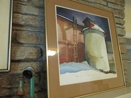 Original watercolor by Tod Haskin Fredericks