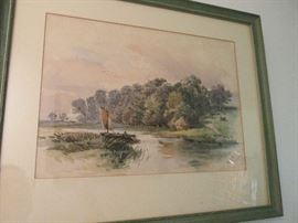 Many original watercolors