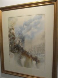 John Truemper original watercolor