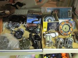Vintage fishing reels