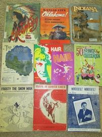 Scores of sheet music books