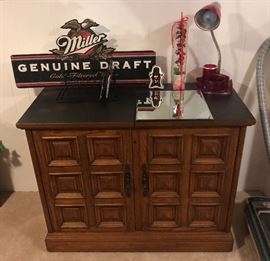 Vintage Extending Bar Cabinet