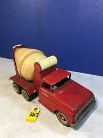 Antique Cement Truck Toy